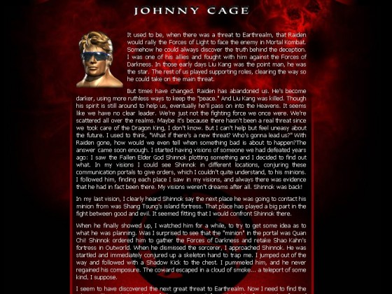 MKA Biographie Johnny Cage