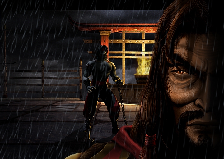 MKA Shang Tsung Liu Kang Artwork