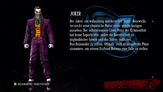 MKvsDC Biographie Joker
