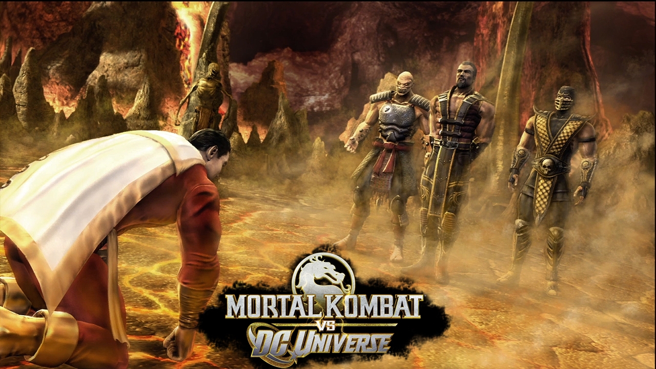 MKvsDC Loading 011 Shang Tsung Baraka Scorpion Captain Marvel