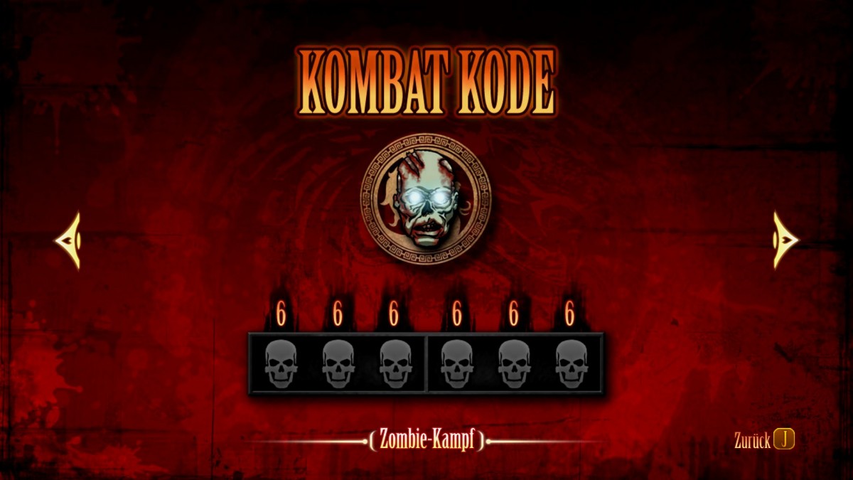 MK2011 Artwork Kombat Kode Zombie Kampf