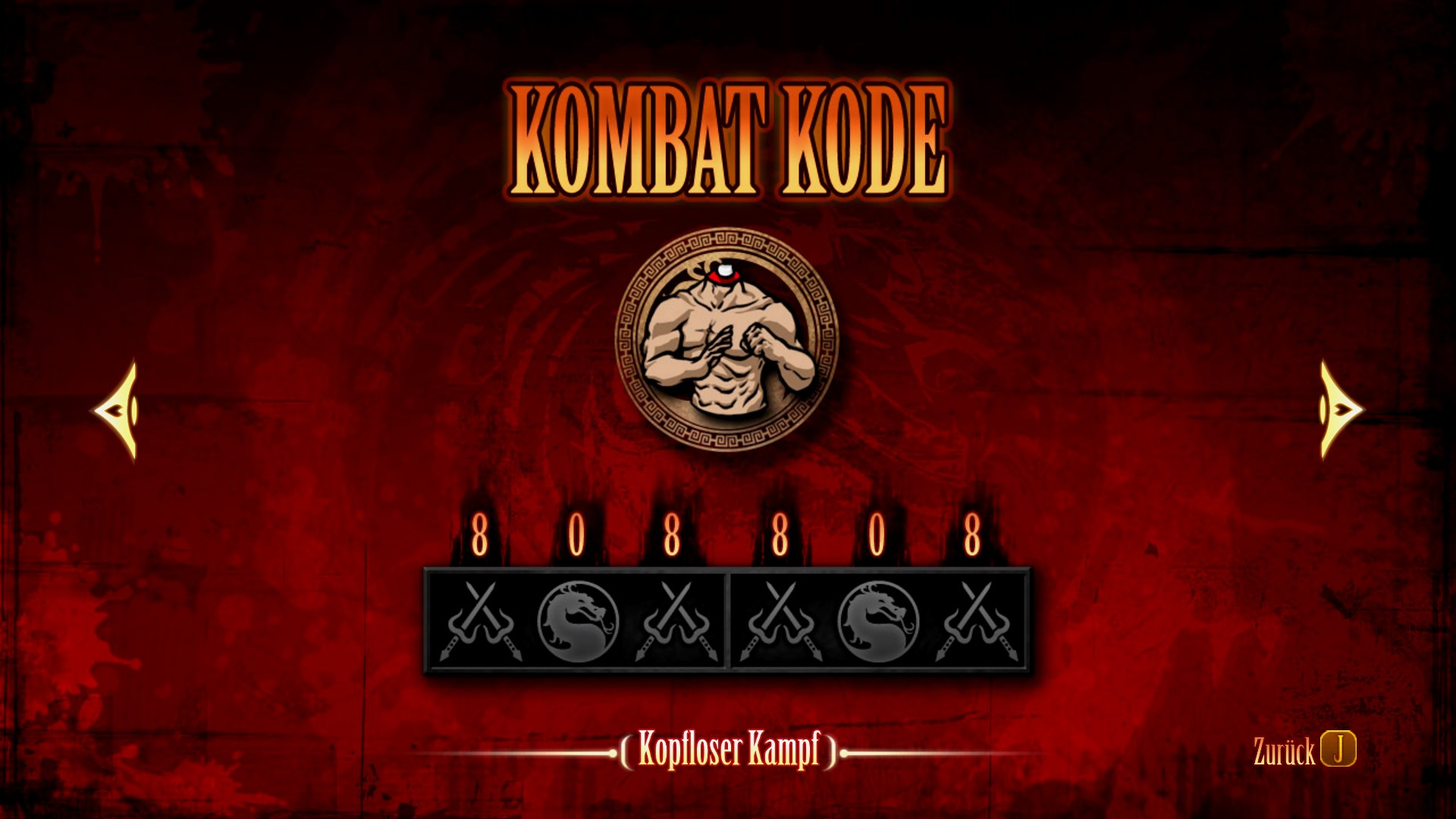MK2011 Artwork Kombat Kode Kopfloser Kampf
