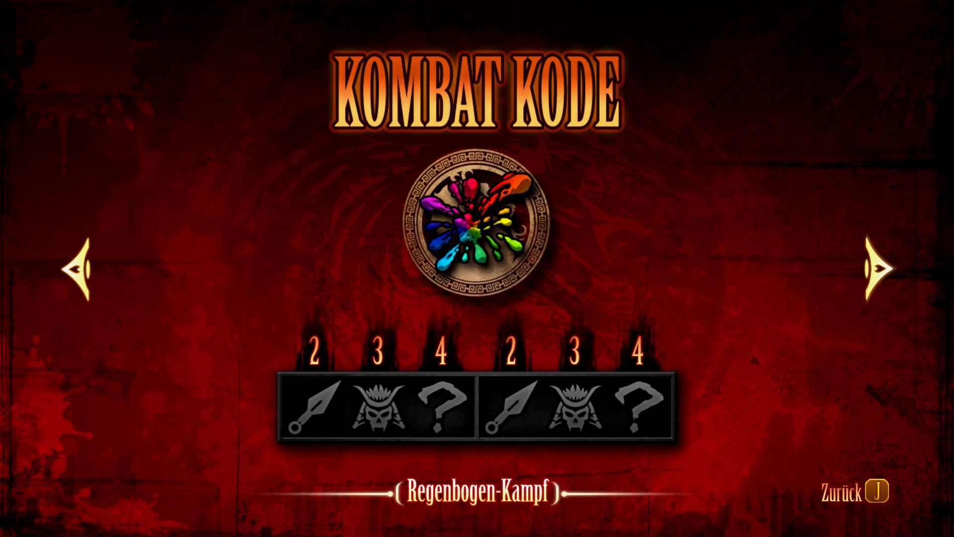 MK2011 Artwork Kombat Kode Regenbogen Kampf