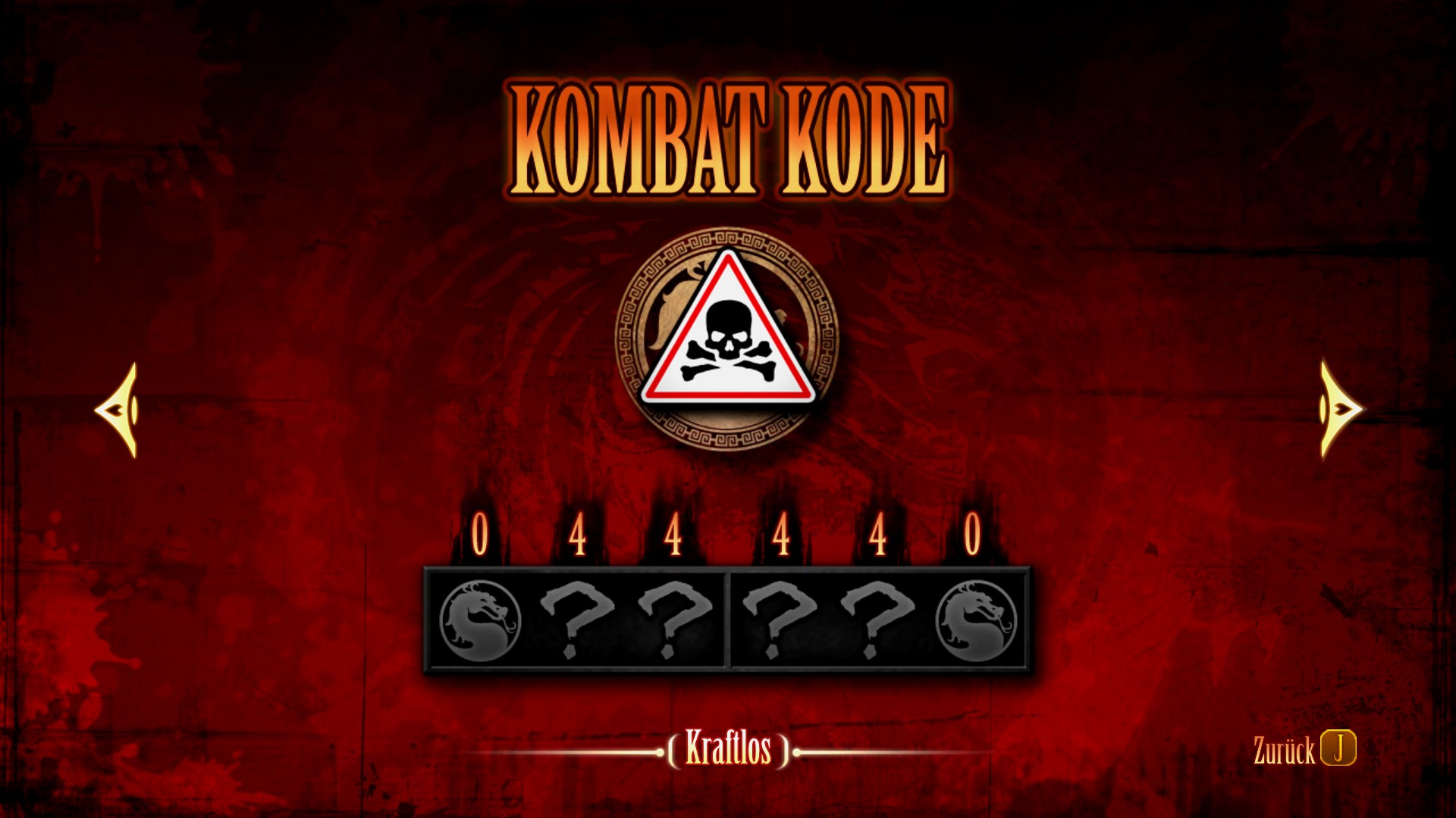 MK2011 Artwork Kombat Kode Kraftlos