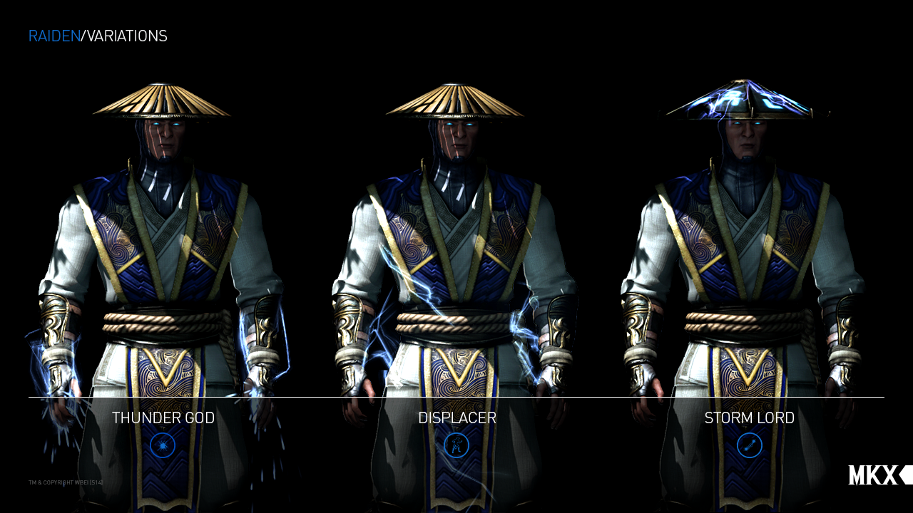 Raiden - Variations