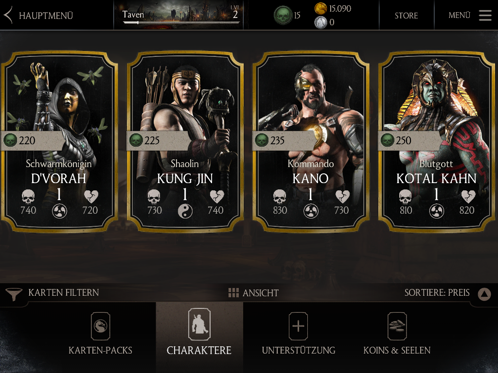 MKX Mobile Screenshot