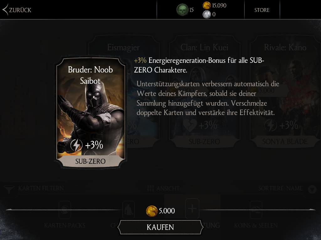 MKX Mobile Screenshot