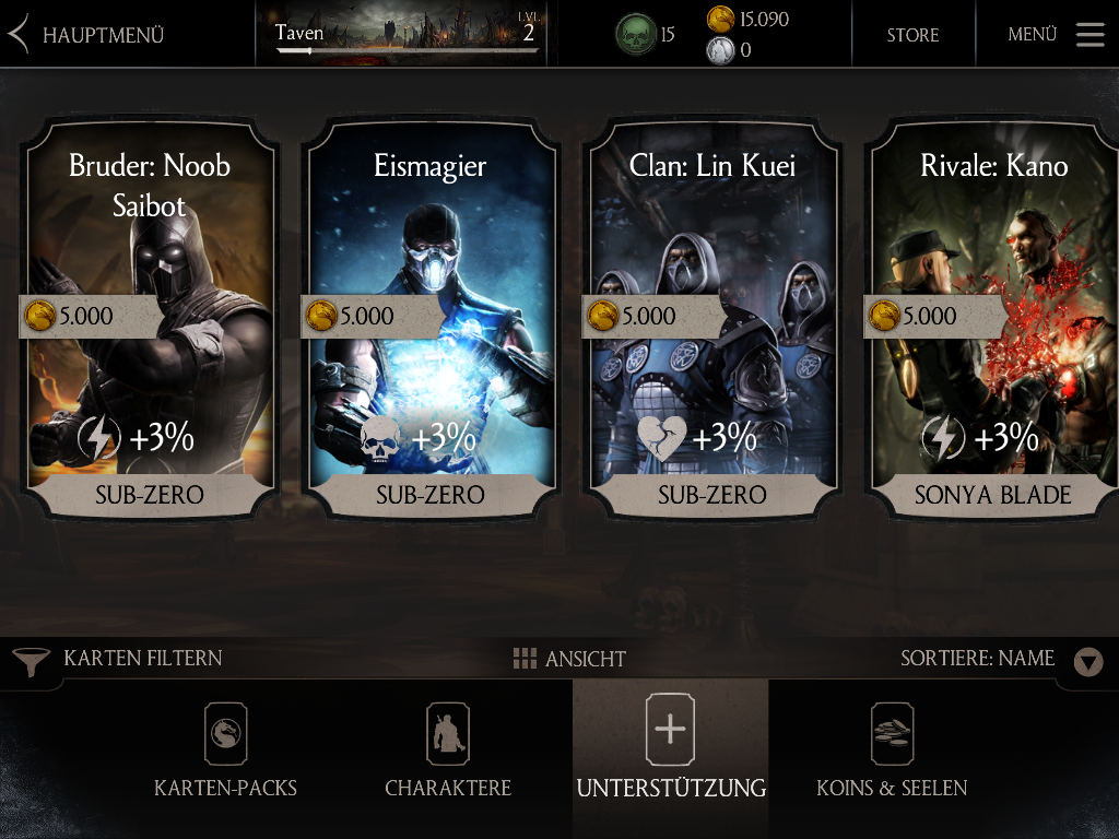 MKX Mobile Screenshot