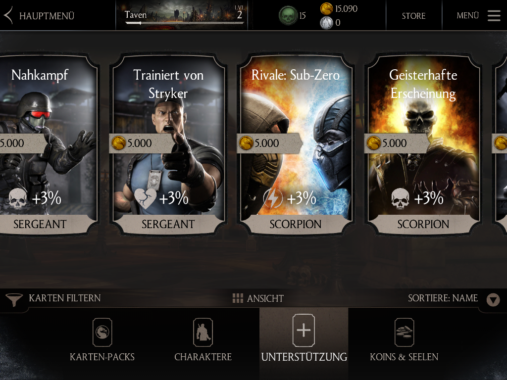 MKX Mobile Screenshot