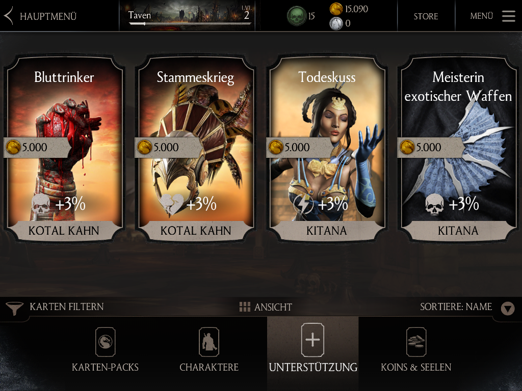 MKX Mobile Screenshot