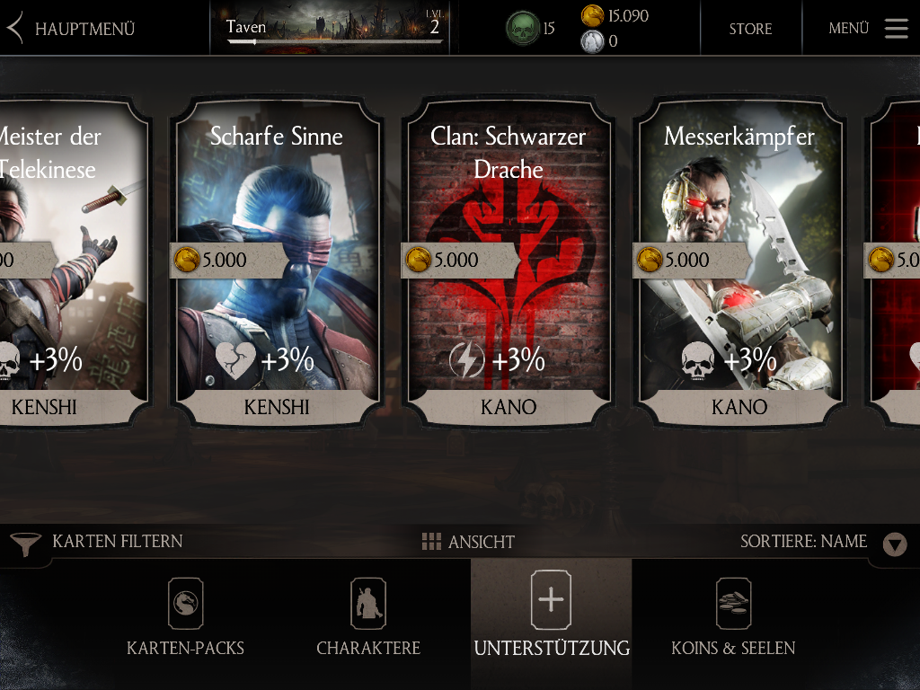 MKX Mobile Screenshot