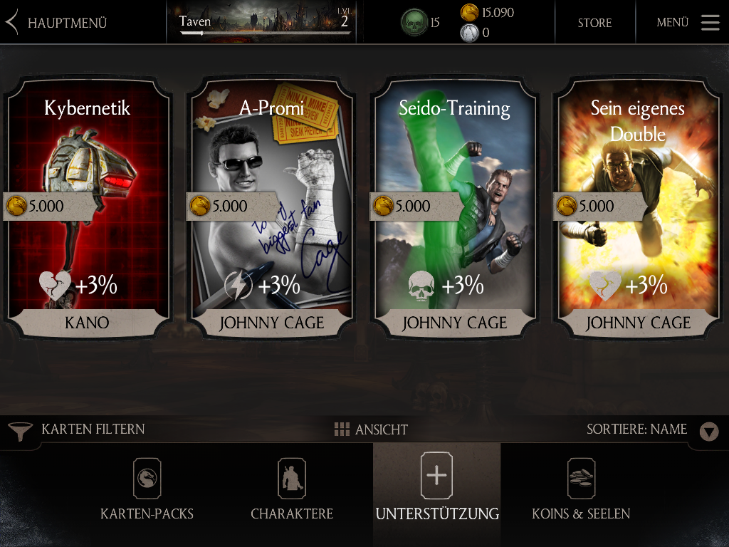 MKX Mobile Screenshot