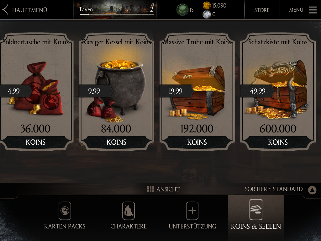 MKX Mobile Screenshot