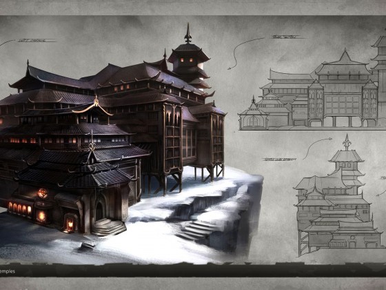MKX Konzept - Lin Kuei - Tempel #6