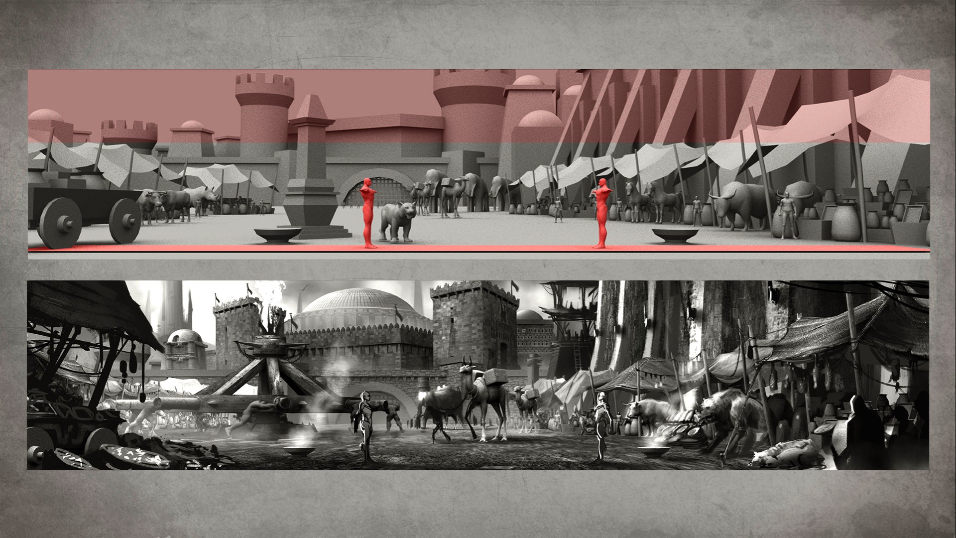 MKX Konzept - Aussenwelt - Marktplatz #2