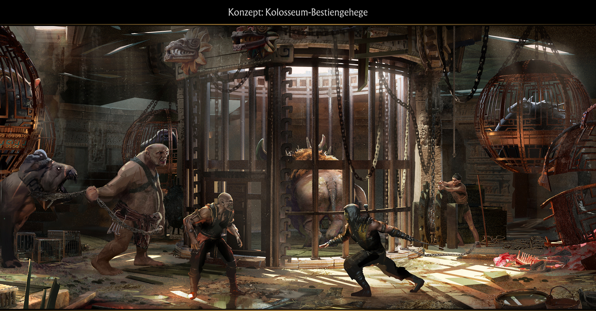 Kolosseum - Bestiengehege 1-2
