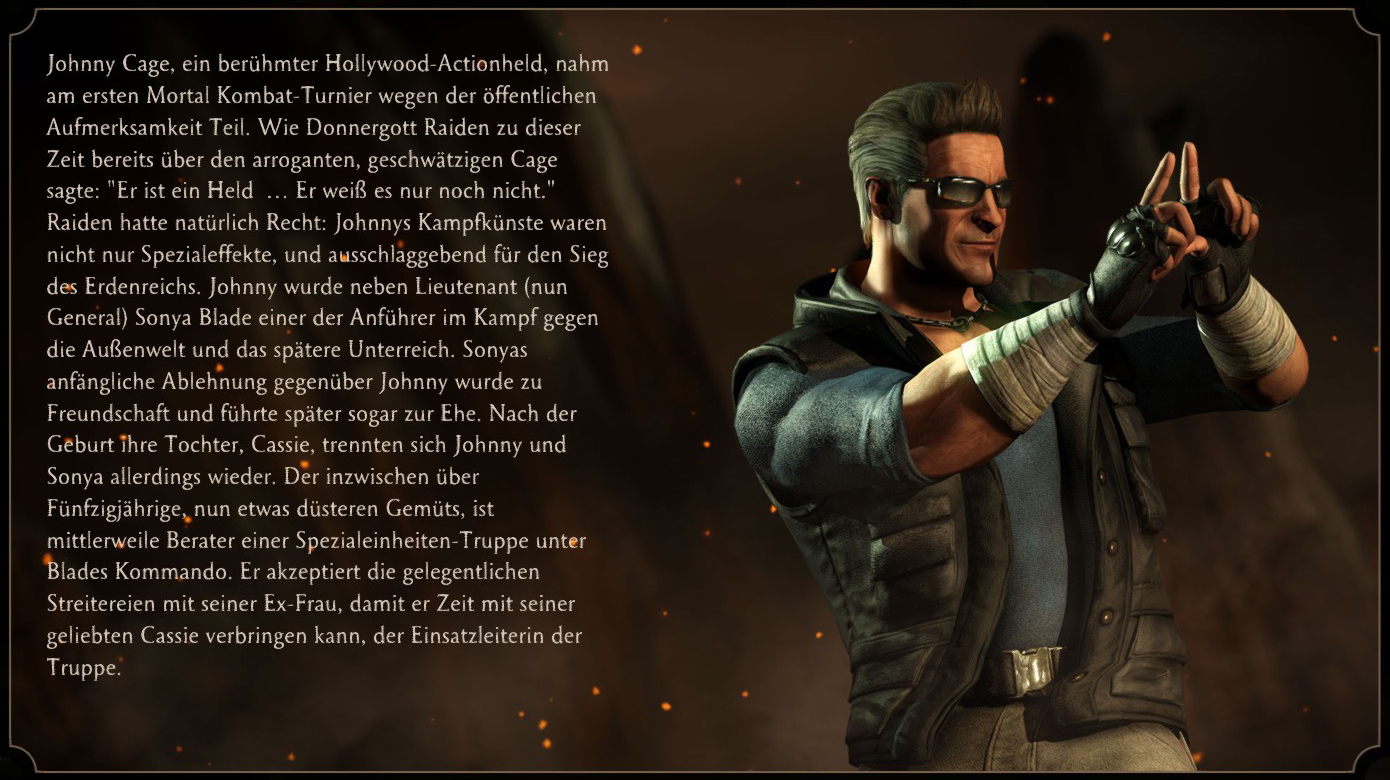 MKX Bio Johnny Cage