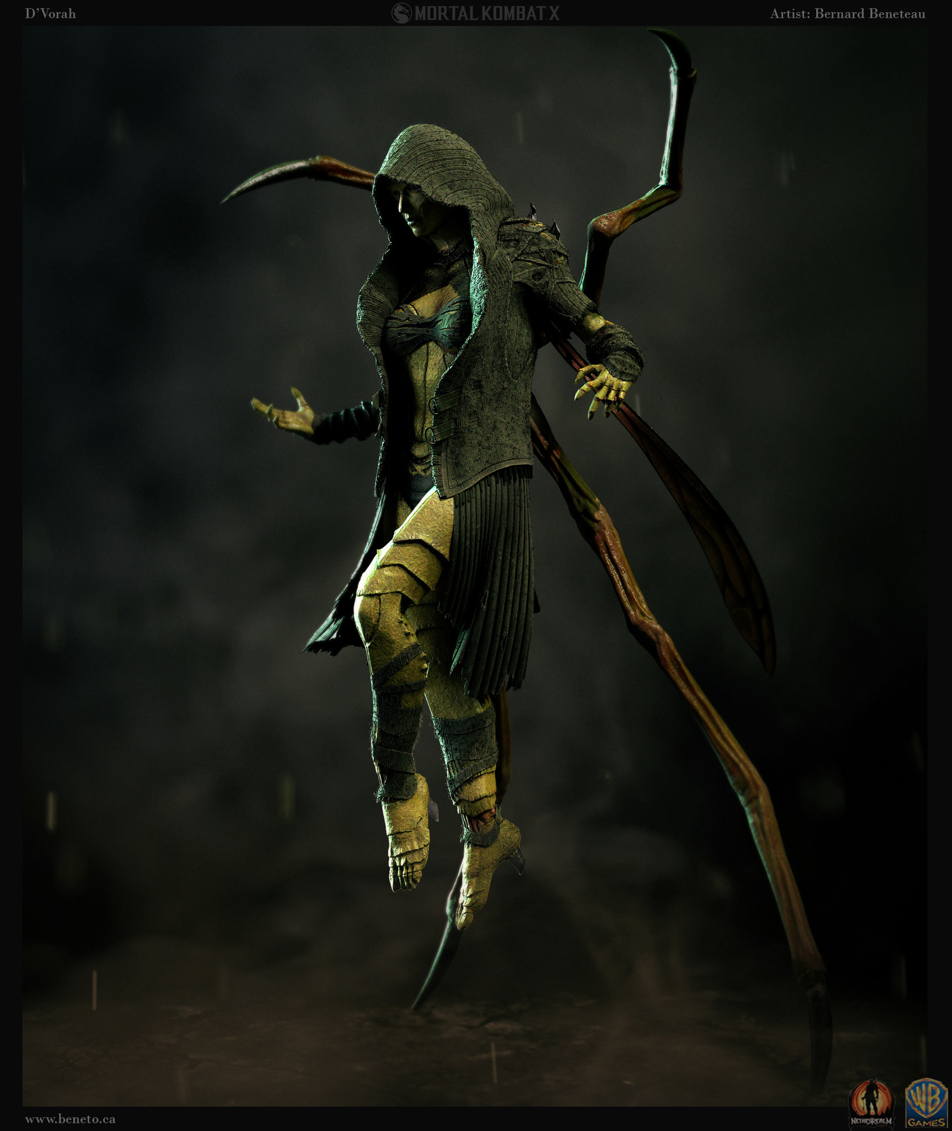 D'Vorah MKX Render