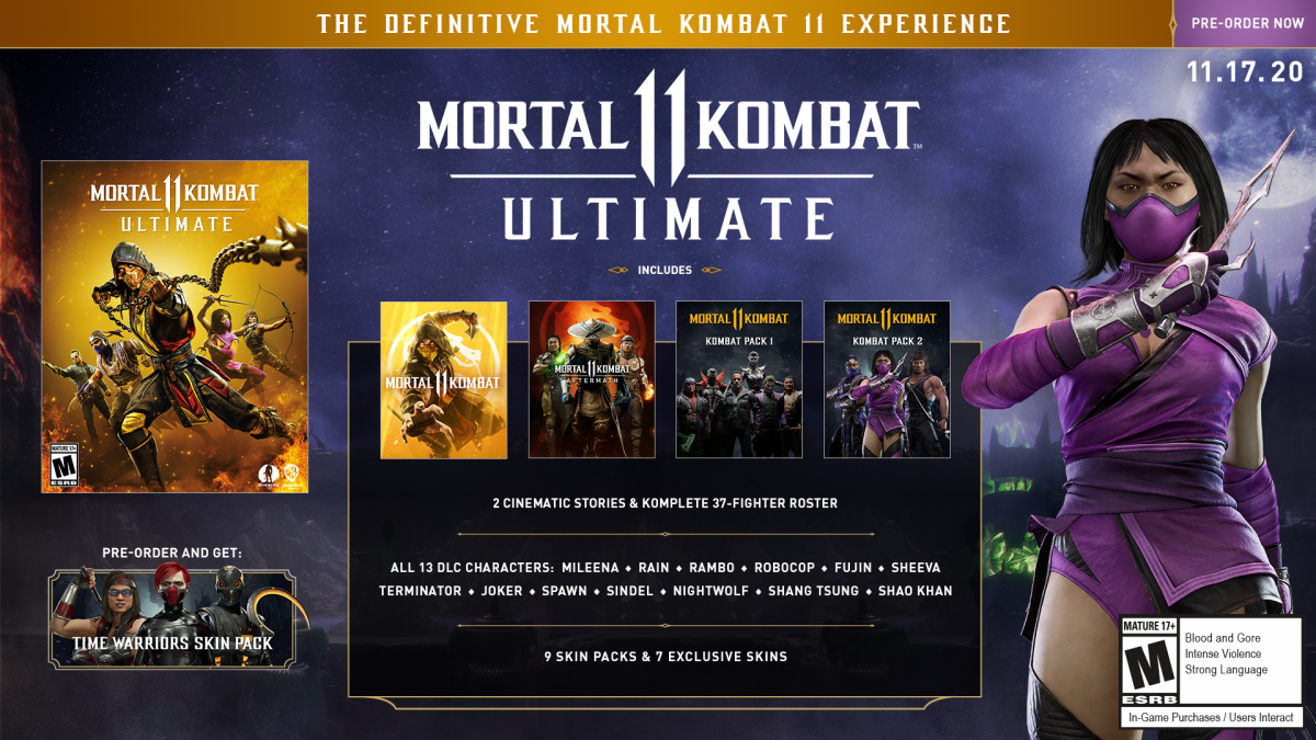 Mortal Kombat 11 Ultimate Sheet