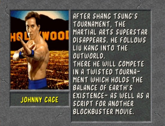 MK2 Biographie Johnny Cage