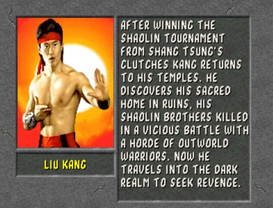 MK2 Biographie Liu Kang