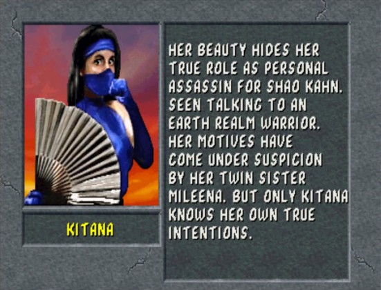 MK2 Biographie Kitana