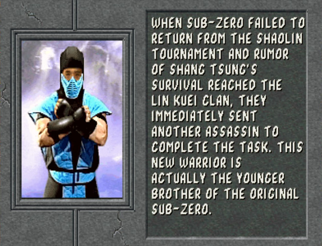 MK2 Ending Sub-Zero 1