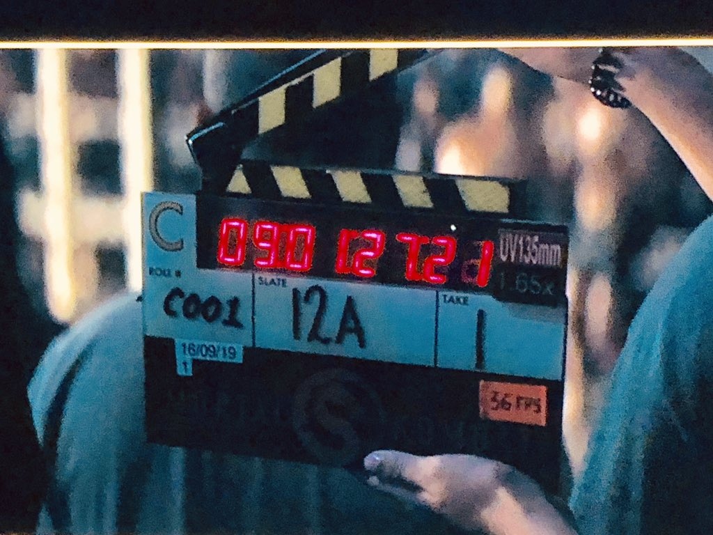 Klappe für den Filmstart