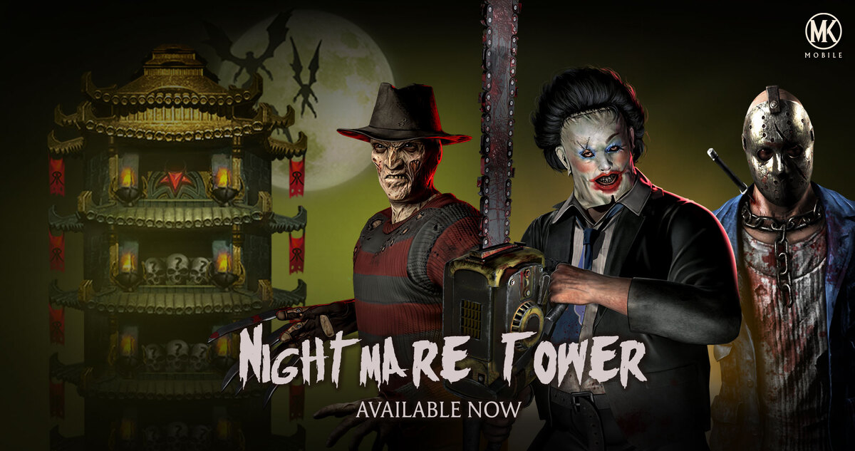Nightmare Tower - MKMobile, Jason, Freddy, Leatherface