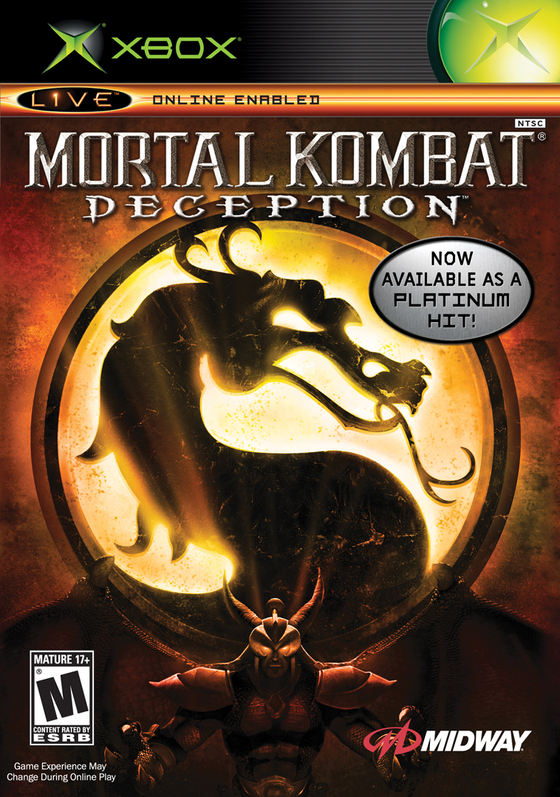 MK Deception Cover XBOX Platinum Hit