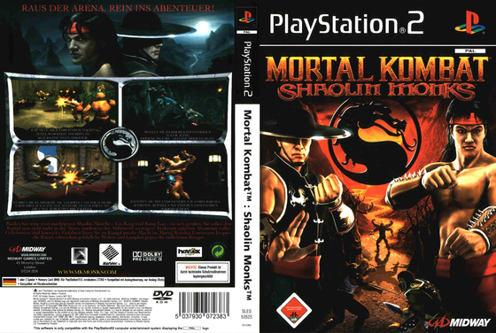 MK Shaolin Monks Cover PS2 DE