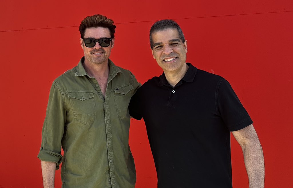 MKMovie2 BtS Karl Urban and Ed Boon