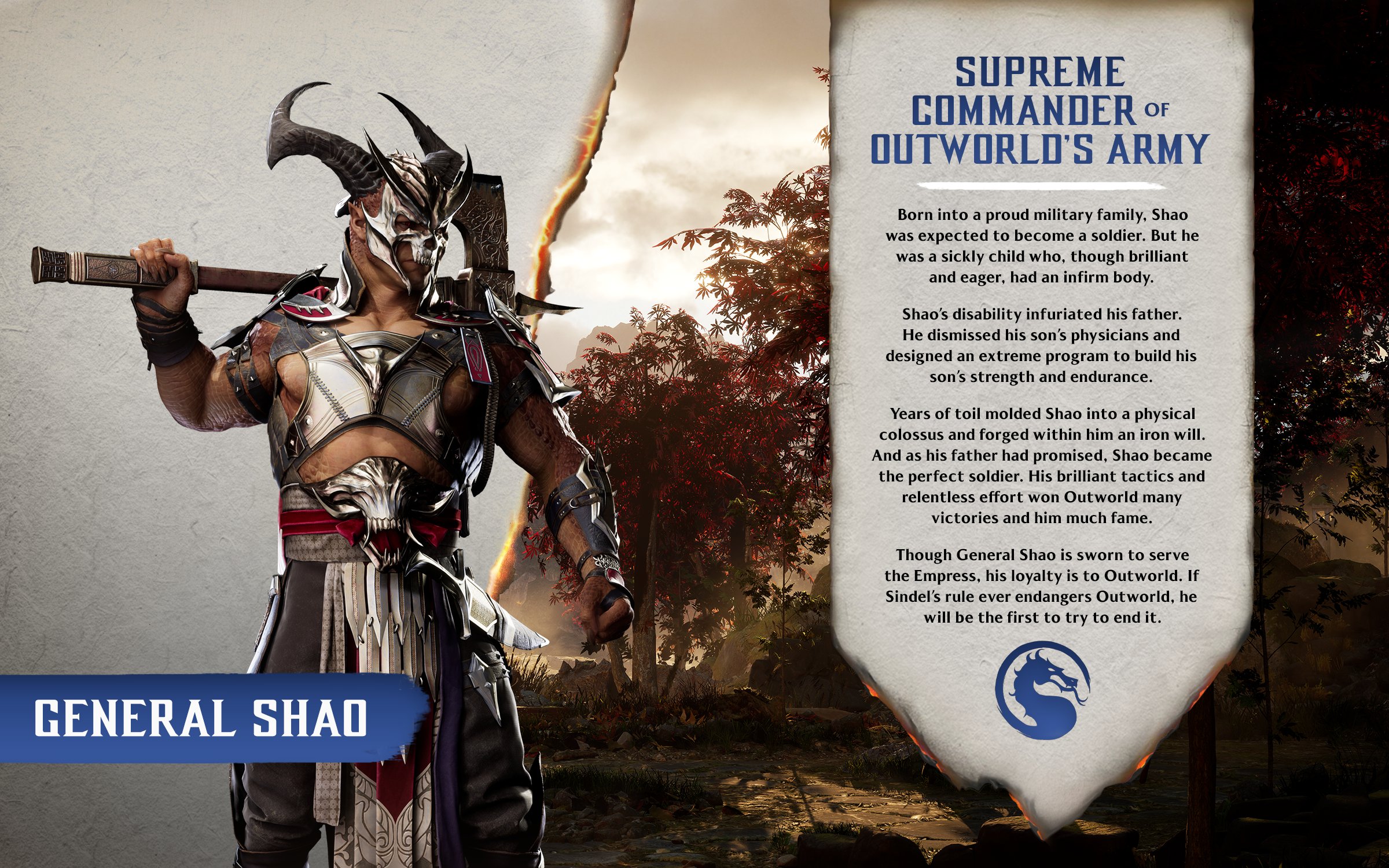 MK1 General Shao Biographie