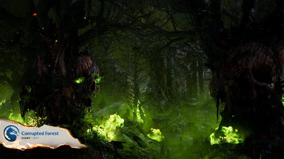 MK1 Corrupted Forest Night