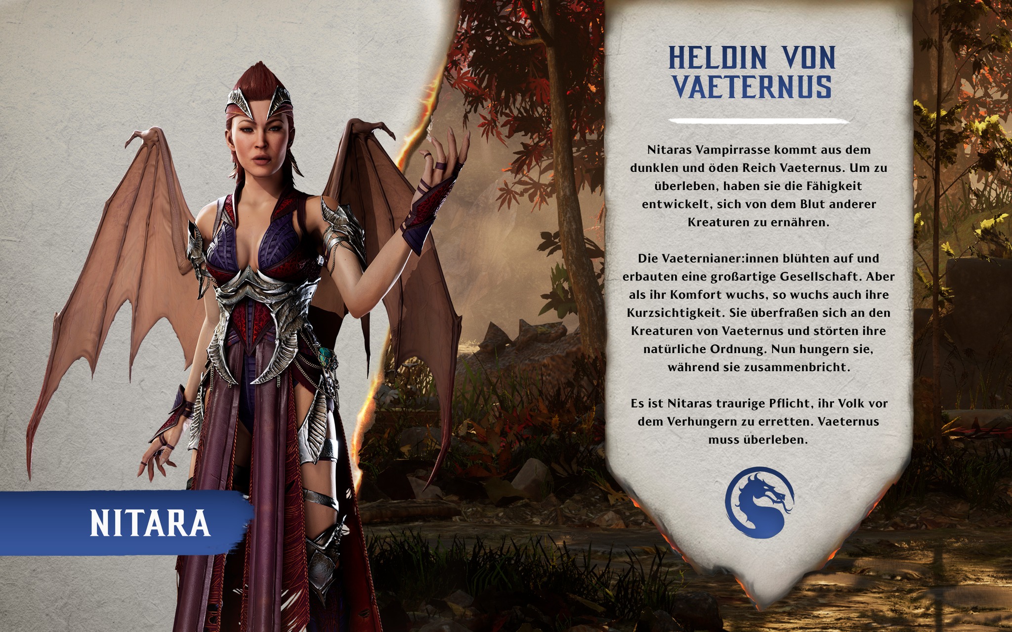 MK1 Nitara Biographie DE