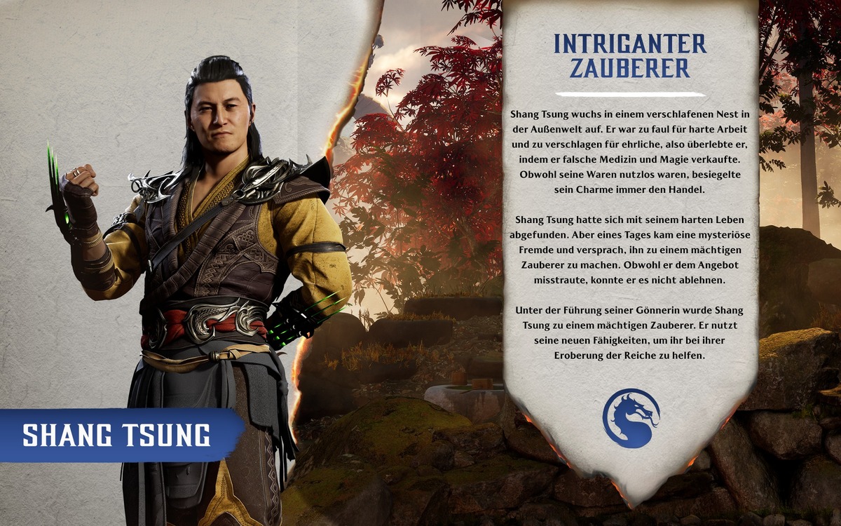 MK1 Shang Tsung Biographie DE