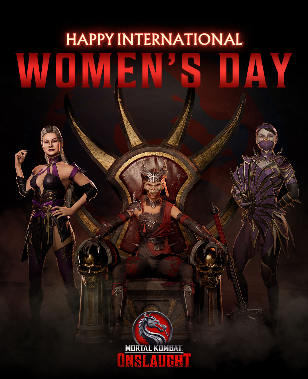 MKO Happy International WomanDay Sindel Kitana Mileena