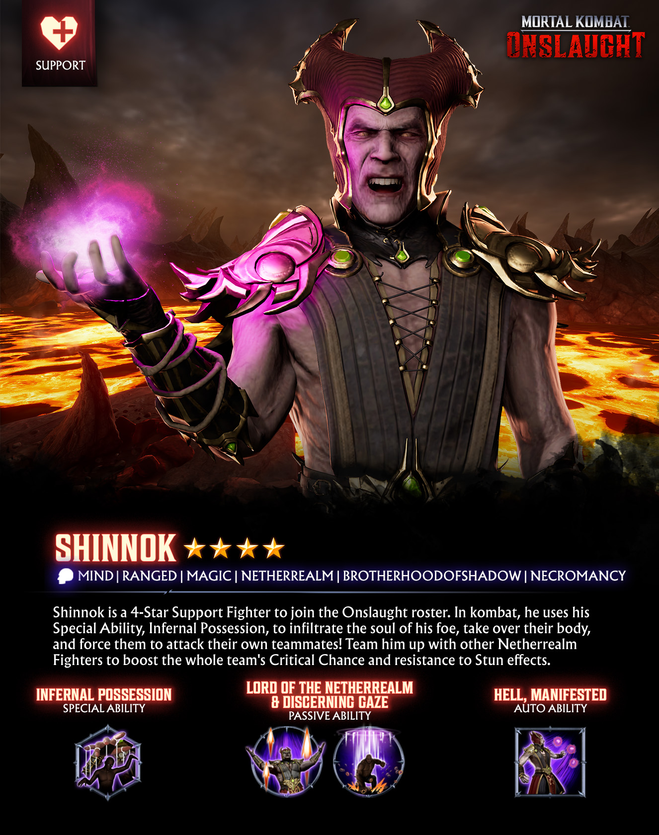 MKO Shinnok Stats