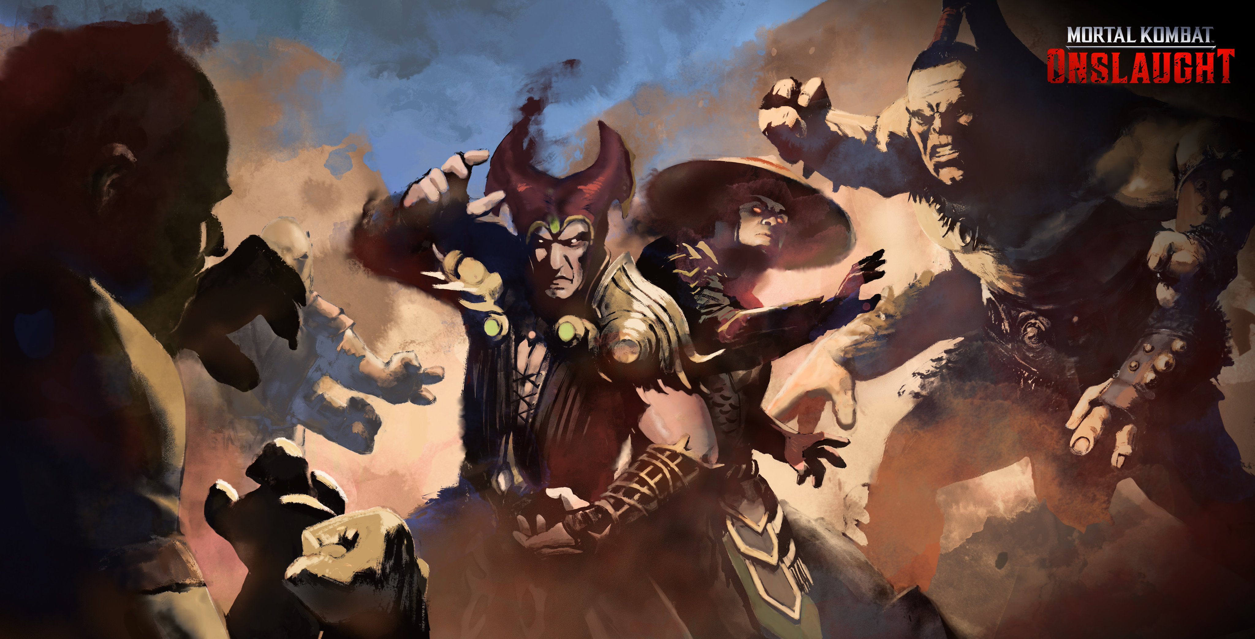 MKO Shinnok Raiden Goro