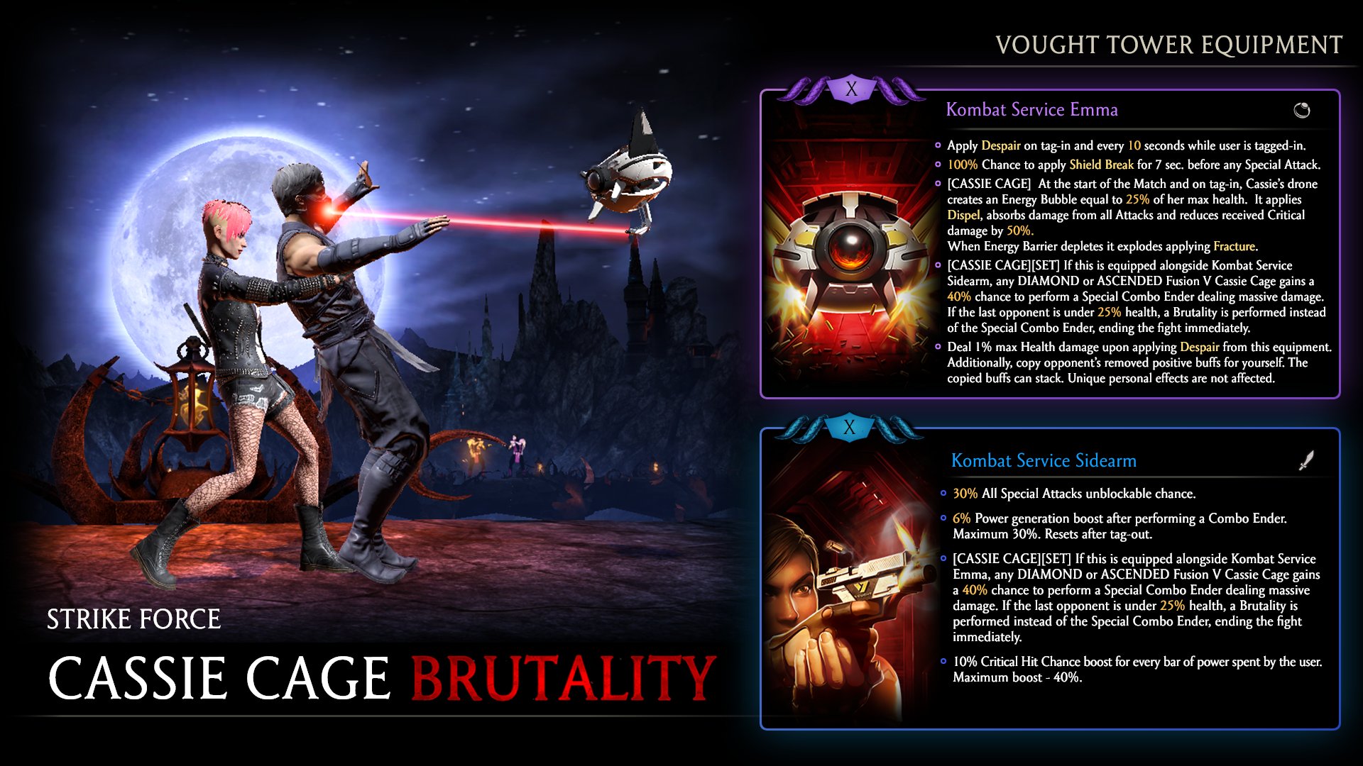 MKMobile Cassie Cage Brutality