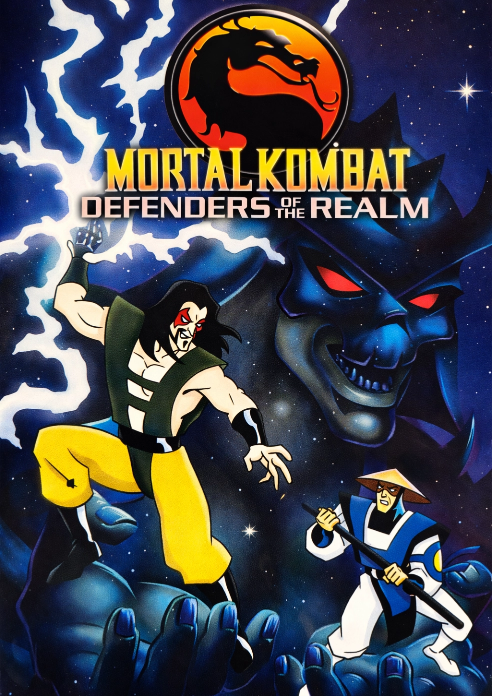 MKDotR Cover Raiden Shang Tsung Shao Kahn