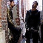 MKMovie2 BtS Lewis Tan and Joe Taslim