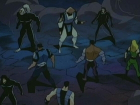 MKDotR Episode13 Screen013 Raiden Asgaarth Kitana Sonya Jax Stryker Sub-Zero Liu Kang