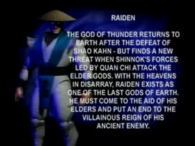 MK4 Biographie Raiden