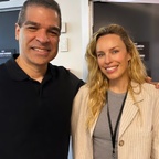 MKMovie2 BtS Jessica McNamee and Ed Boon